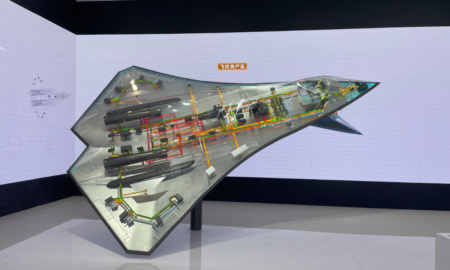 China showed the concept of a 6th generation fighter without a tail
