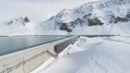 The highest dam in Europe is covered with 5 thousand solar panels - they will produce almost 3.3 GWh of electricity per year