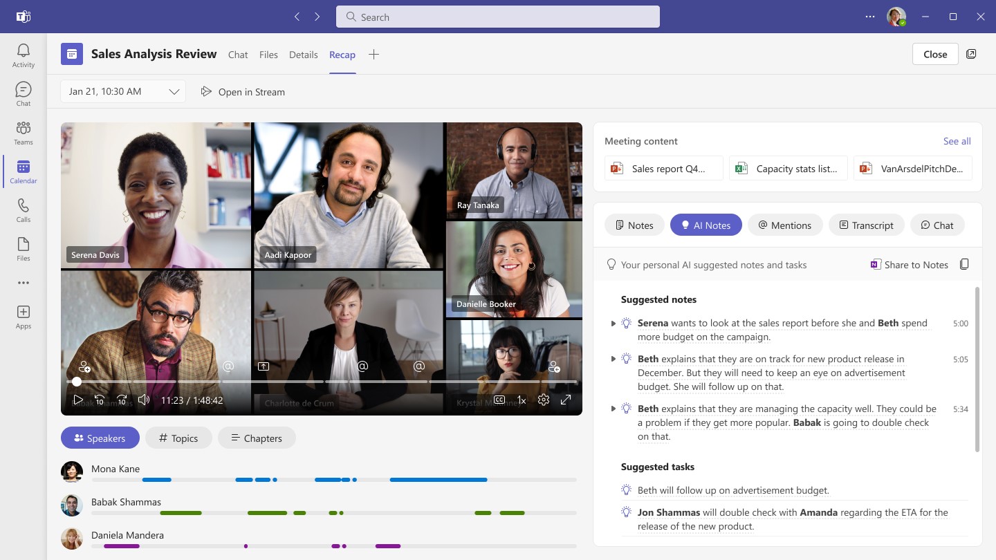 Microsoft launched Teams Premium with AI functions based on GPT-3.5: notes and tasks will be recorded even in your absence