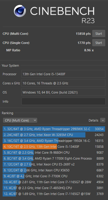 Огляд Intel Core i3-13100F та i5-13400F. На що здатні молодші представники Raptor Lake?
