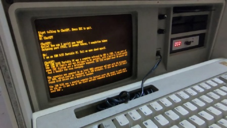 Програміст-аматор написав клієнт ChatGPT для MS-DOS і запустив його на ПК IBM 5155 випуску 1984 року з процесором Intel 8088