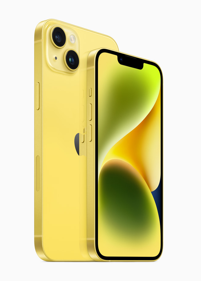 Новый цвет iPhone 14 и iPhone 14 Plus — ярко-желтый