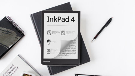 PocketBook анонсувала рідер InkPad 4 з підсвіткою екрана, прослуховуванням аудиокниг, захистом від води та ціною 12 тис. грн