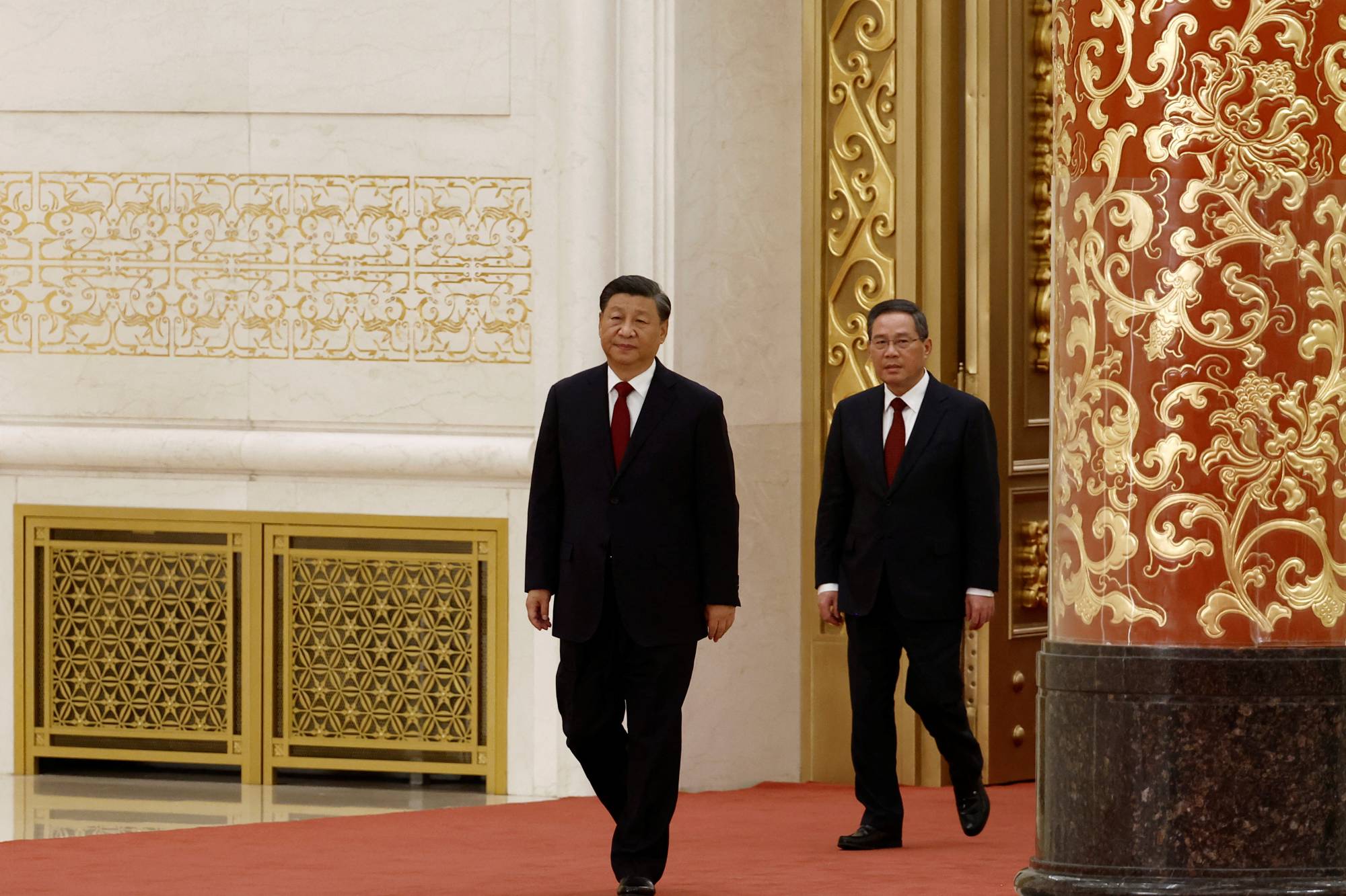 Сі Цзіньпін та Лі Цян. Жовтень, 2022. Фото: Reuters 