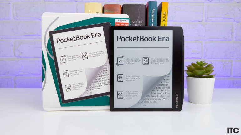 Огляд PocketBook Era: компактна електронна книга з динаміком, оновленим екраном E Ink Carta 1200 та захистом від вологи