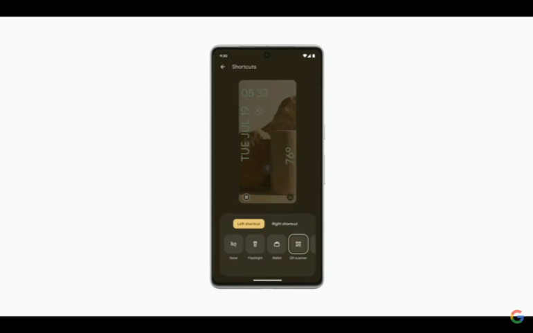 В Android 14 появятся часы и ярлыки на экране блокировки, а также обои, созданные с помощью ИИ