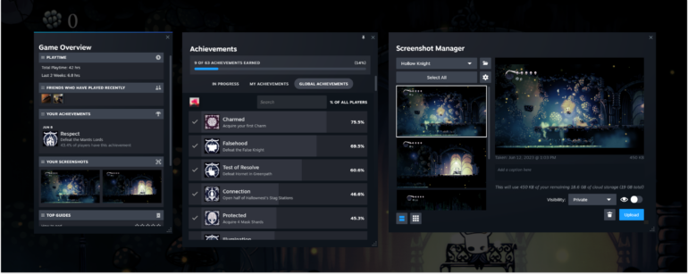 Valve значно оновила настільний клієнт Steam —  уніфікація коду з Big Picture і Steam Deck, перероблений оверлей та нотатки