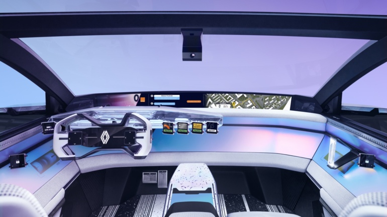 Renault показала концепт-кар H1st Vision с биометрической идентификацией водителя и функциями кибербезопасности