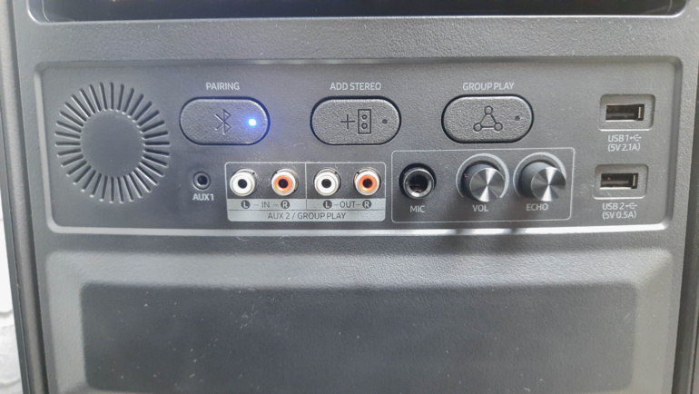 Огляд Samsung Sound Tower MX-T50: яскрава та потужна аудіосистема для меломанів і яскравого домашнього кіноперегляду