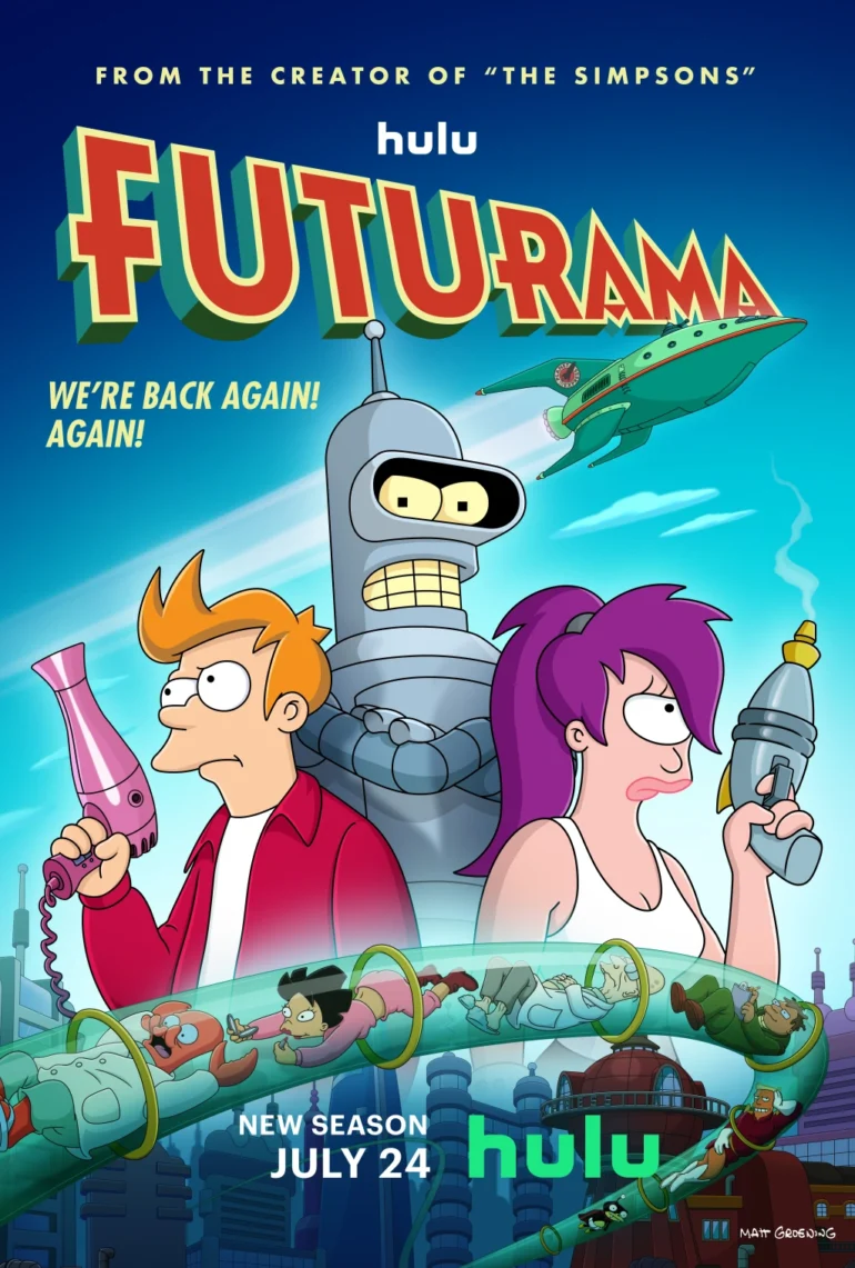 «Футурама» снова возвращается: Hulu показал новый трейлер, приуроченный к возрождению сериала после 10-летнего перерыва