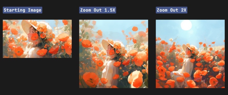 Працює як камера: Midjourney отримала функцію Zoom Out, що створює додаткові сцени на задньому фоні зображення