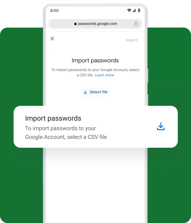 Google Password Manager получил ряд улучшений: импорт данных, примечания и биометрическая идентификация