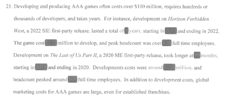 Sony случайно раскрыла стоимость разработки своих игр для PlayStation: Horizon Forbidden West – $212 млн, The Last of Us Part II – $220 млн