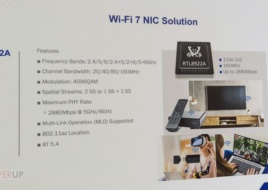 Realtek на Computex 2023: адаптеры Wi-Fi 7 до 2,8 Мбит/с, 5 Гбит/с LAN и контроллер хаба USB4 40/80 Гбит/с 240 Вт