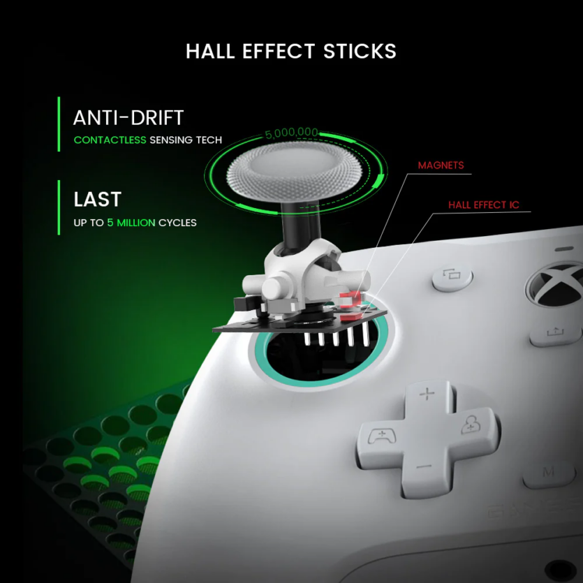 GameSir G7 SE – Xbox-контроллер с датчиками Холла, устраняющими дрейф стиков