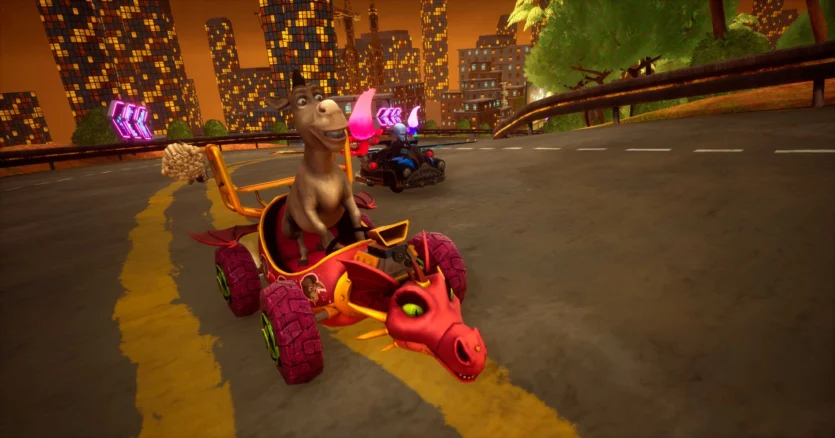 All-Star Kart Racing ─ гоночная аркада со Шреком, Ослом, Котом в сапогах и другими героями мультфильмов DreamWorks