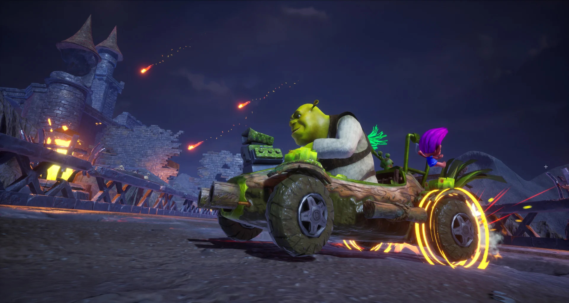 All-Star Kart Racing ─ аркадний симулятор перегонів зі Шреком, Віслюком, Котом у чоботях та іншими героями мультфільмів DreamWorks