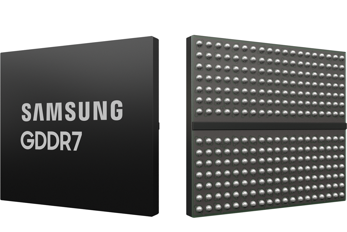 Samsung выпустит первый в мире чип GDDR7 – на 40% быстрее GDDR6 и на 20% энергоэффективнее