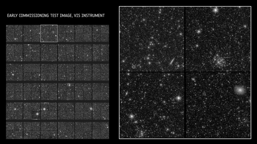 Тестові зображення, зроблені 600-мегапіксельною камерою видимого світла (VIS)