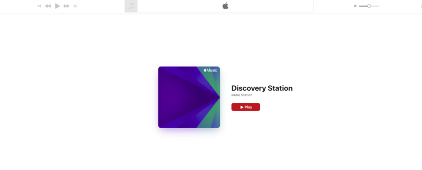 Apple Music добавил функцию Discovery Station, которая алгоритмически подбирает песни по вкусу пользователя (как Spotify)