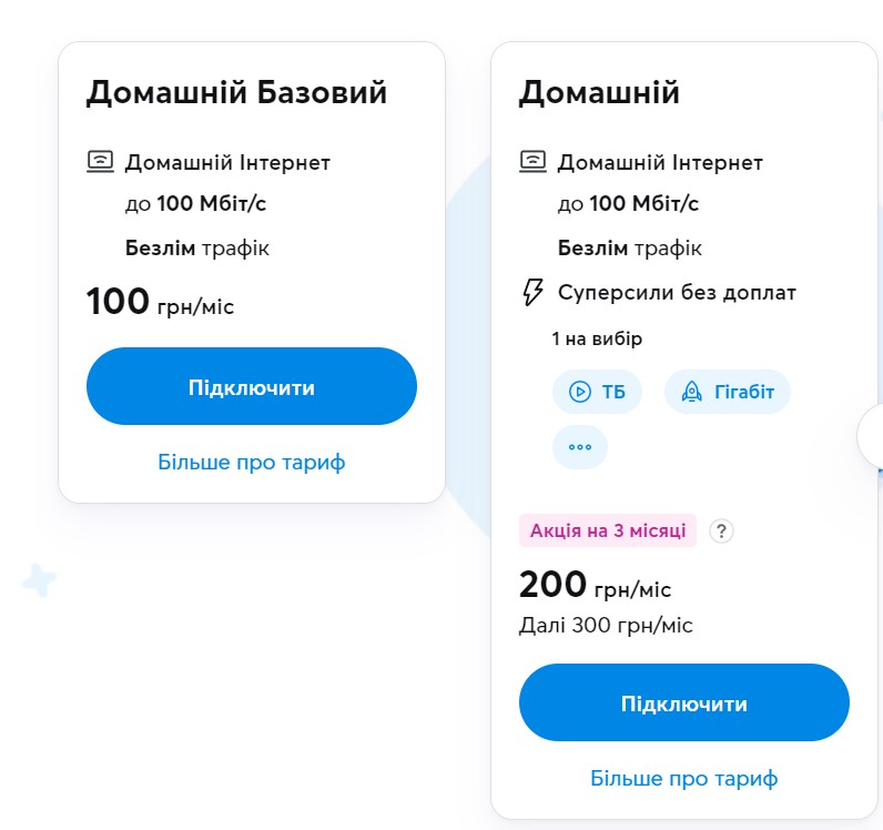 «Київстар» запустив тариф інтернету «Масштабуйтесь» для бізнесу — безліміт до 100 Мбіт/сек за 300 грн/міс