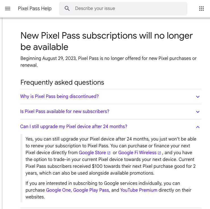 Google закрила Pixel Pass через 22 місяці — за 2 місяці до роздачі смартфонів передплатникам