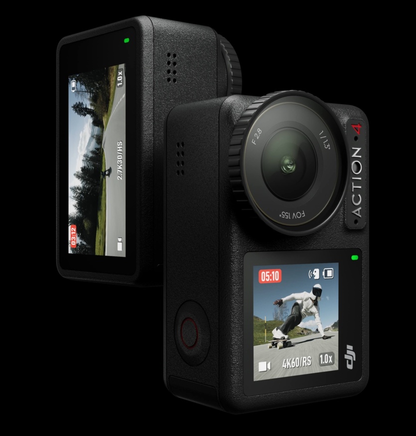 DJI анонсувала екшн-камеру Osmo Action 4 — 4К/120fps, кут огляду 155° водонепроникність 18 м за €449