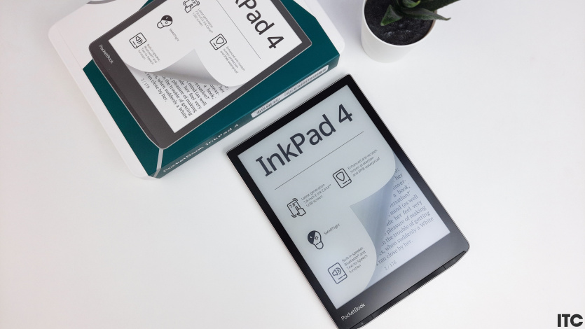 Огляд PocketBook InkPad 4: 7,8-дюймовий рідер з захистом від води, режимом Dark Mode та динаміком