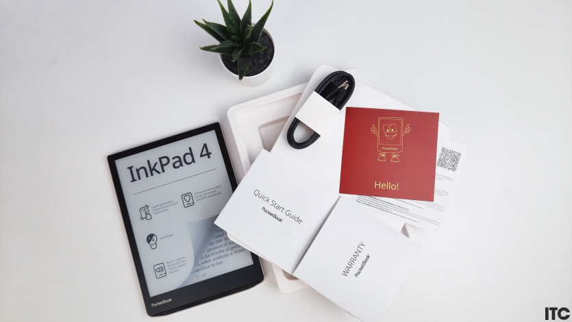 Обзор PocketBook InkPad 4: 7,8-дюймовый ридер с защитой от воды, режимом Dark Mode и динамиком