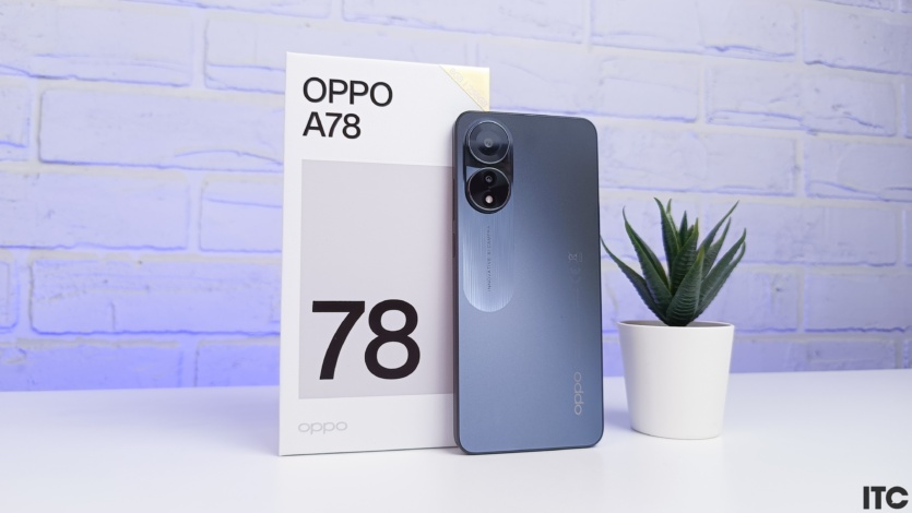 Огляд OPPO A78: смартфон з AMOLED-екраном 90 Гц, захистом від вологи та швидкою зарядкою 67 Вт