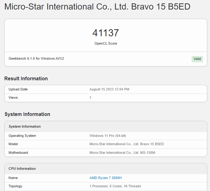 Обзор MSI Bravo 15: энергоэффективный и недорогой игровой ноутбук с начинкой AMD