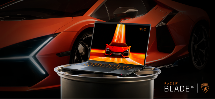 Анонси Razer: ноутбук Razer Blade 16 у стилі Lamborghini + освітлення для кімнати геймера (світяться навіть крісло і клавіатура)