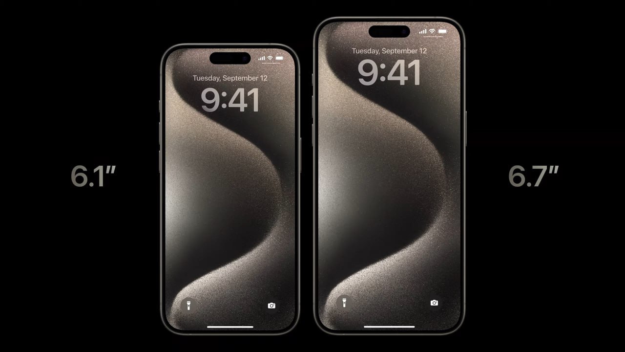 iPhone 15 Pro та 15 Pro Max — 3-нм чип A17 Pro з рейтрейсингом, титановий корпус, порт USB-C та кнопка «‎Дія»
