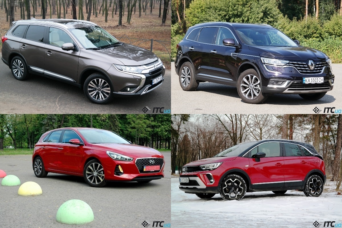 Немолоді, але вигідні: гід покупця – Mitsubishi Outlander, Renault Koleos, Opel Crossland та інші