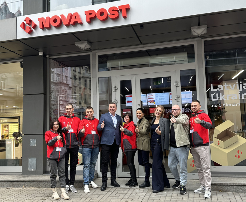 «Нова пошта» начала работать в Латвии – открыла отделение и запустила курьерскую доставку