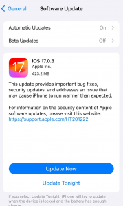 Apple випустила iOS 17.0.3, це має вирішити проблему перегріву iPhone 15