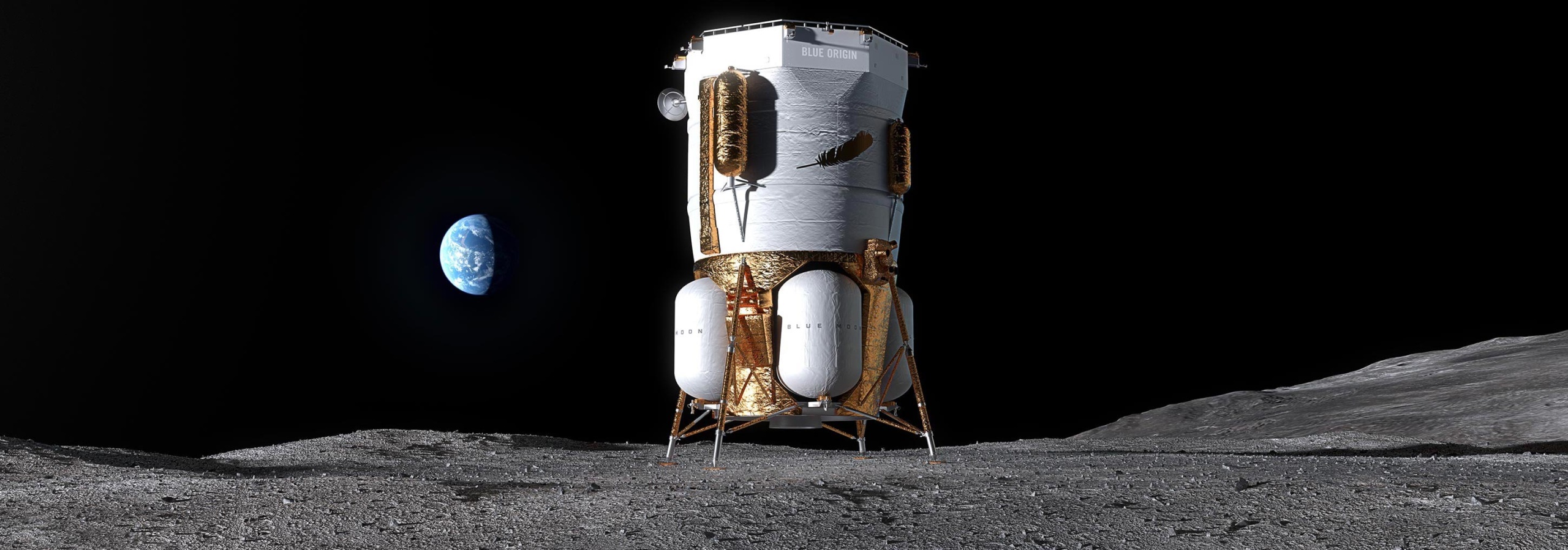 Джефф Безос показал лунный посадочный аппарат Blue Moon, созданный для NASA