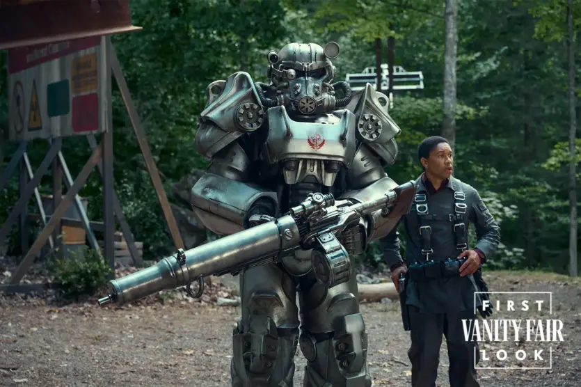 Fallout: солдаты «Братства Стали» в силовой броне, Гуль и Пустоши в первых кадрах грядущего сериала от Amazon