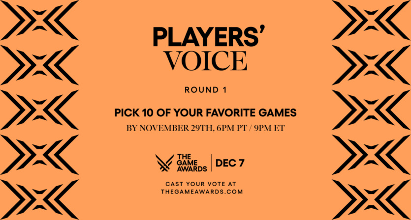 The Game Awards: голосование за лучшую игру 2023 года по версии игроков