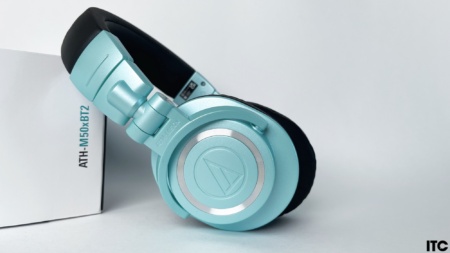 Обзор беспроводных наушников Audio-Technica ATH-M50xBT2 Ice Blue