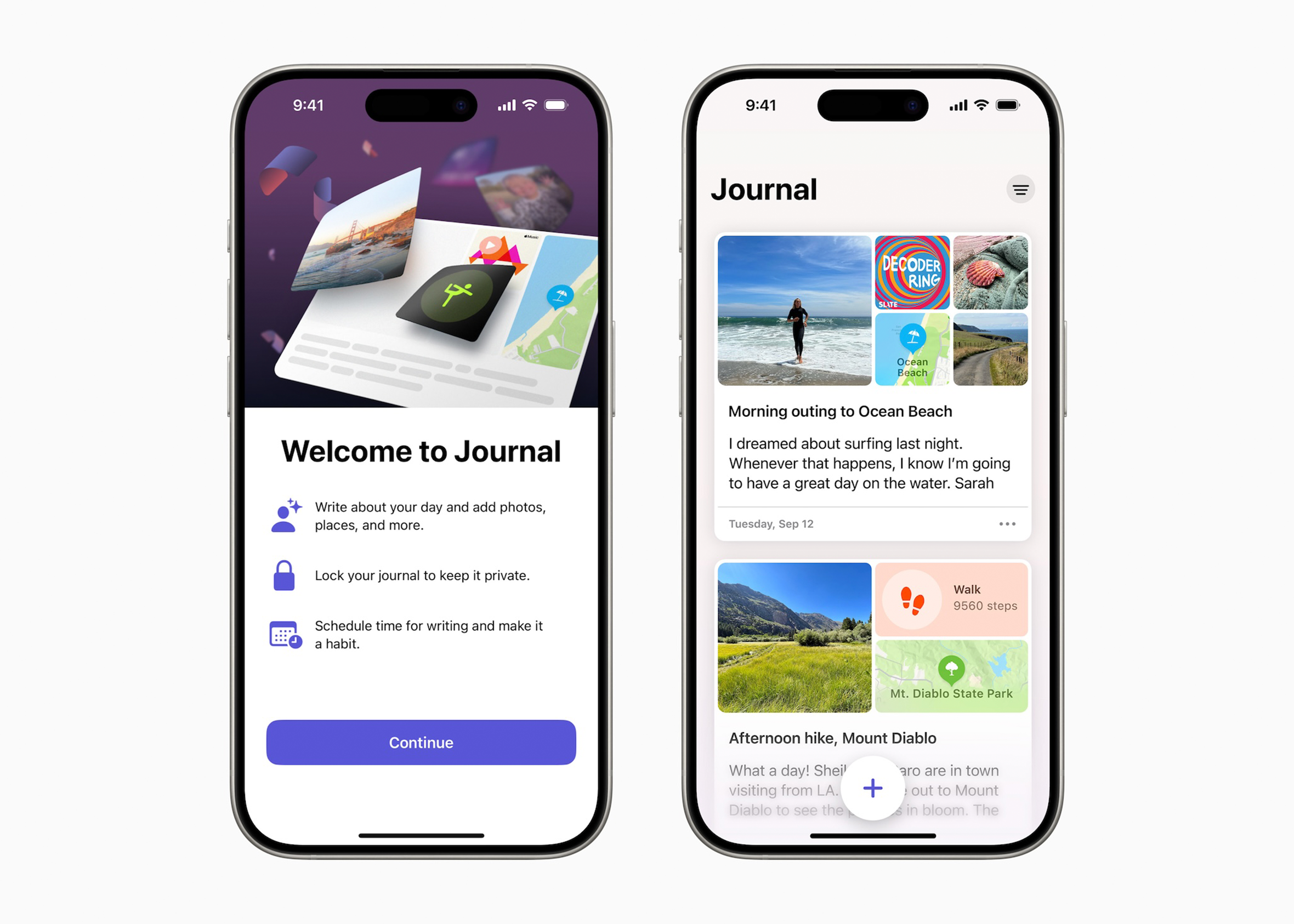 iOS 17.2 release: with new Journal app and support for spatial video capture