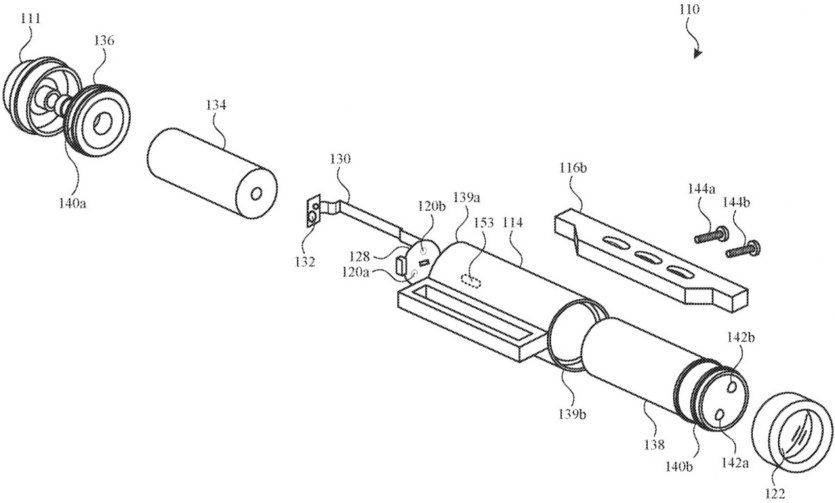 Apple запатентовала внешний модульный фонарик для Apple Watch