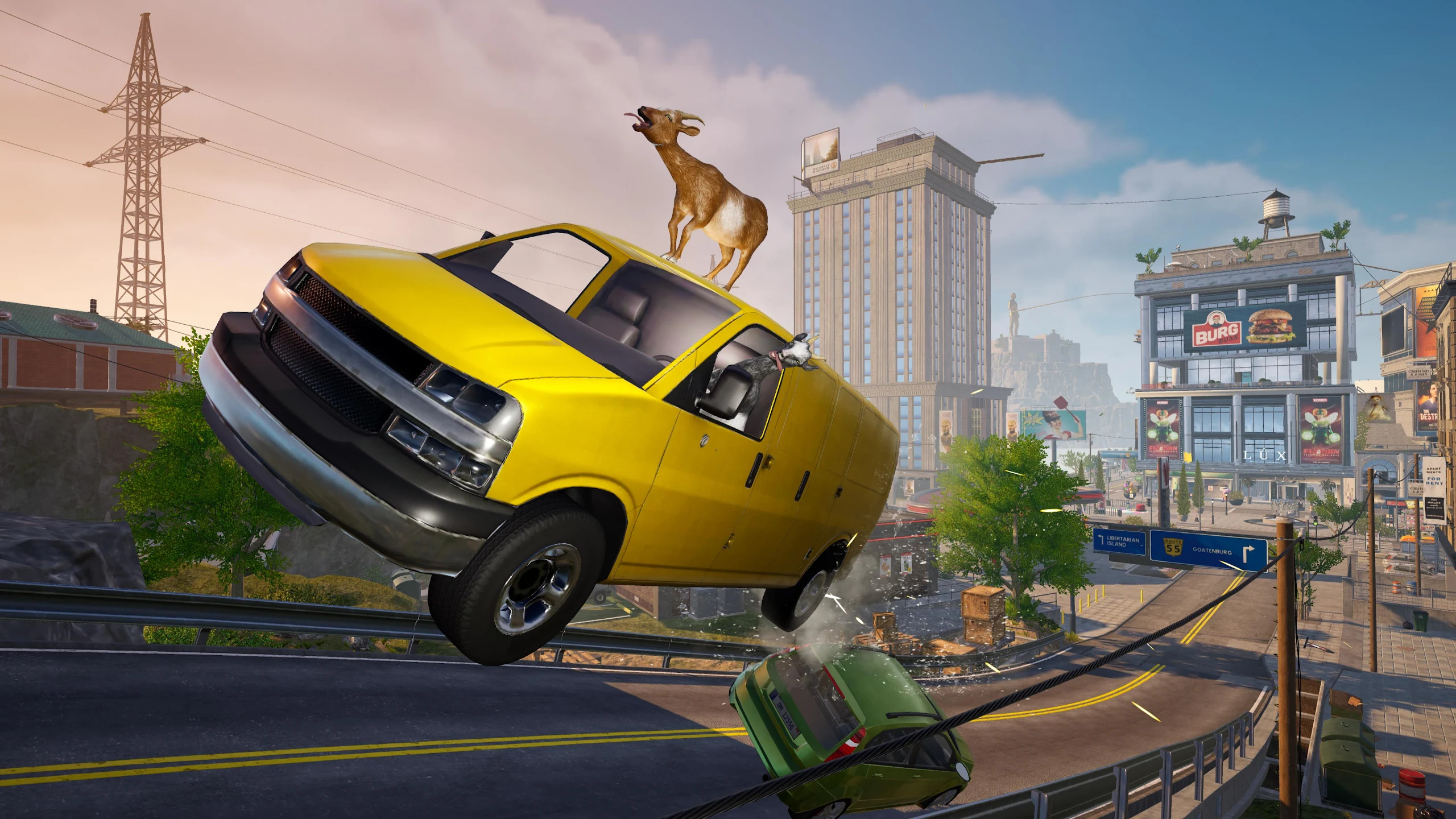Goat Simulator 3 про пригоди пустотливого цапа вийшла на Android і iOS за ціною $13