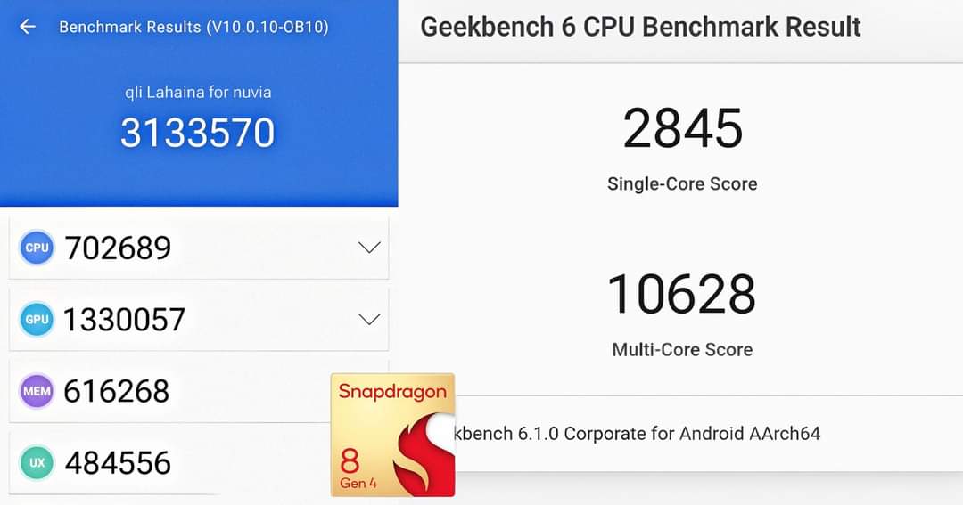 Конкурент Apple M3: Snapdragon 8 Gen 4 на 46% краще за Gen 3 в багатоядерних тестах Geekbench