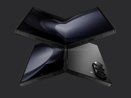 Final design of the Samsung Galaxy Fold6 foldable smartphone on renders