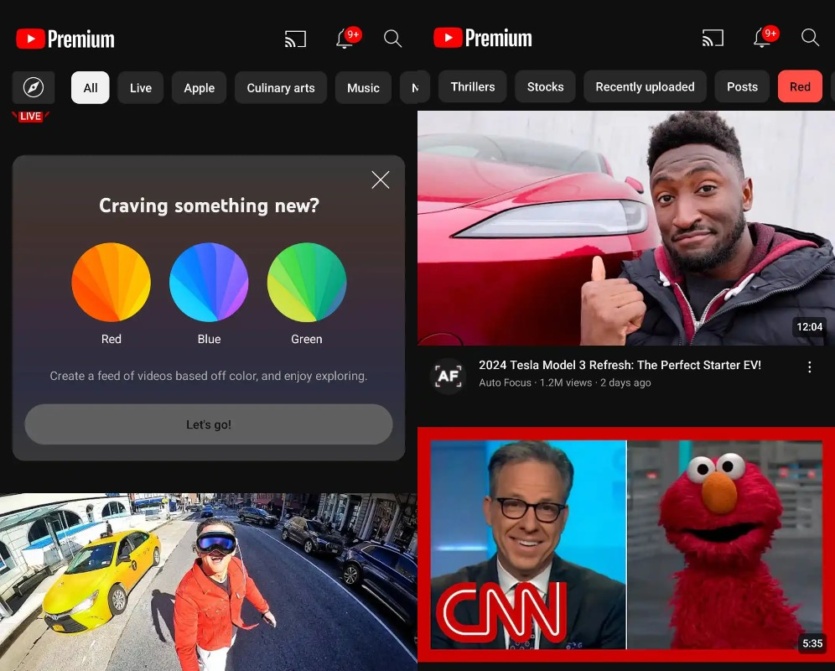 Оновлення, які ми заслужили: YouTube дозволив фільтрувати відео за кольорами