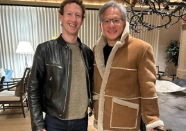 Цукерберг сфотографувався у новій шкірянці Дженсена Хуанга і порівняв його з «Тейлор Свіфт у світі технологій»