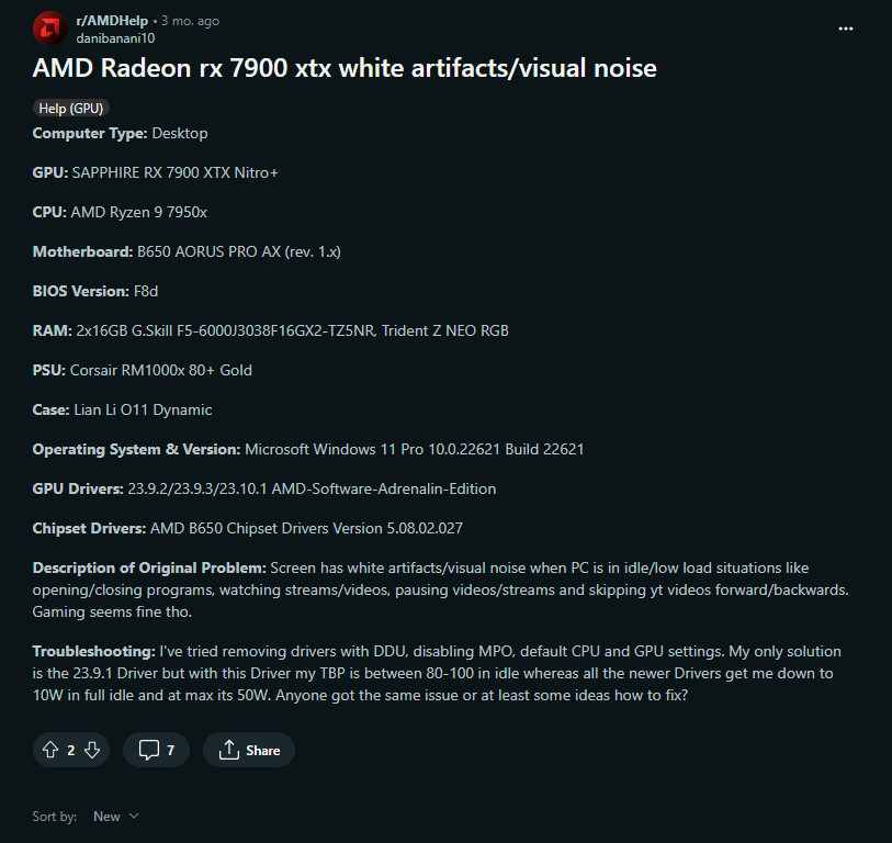 Год с AMD Radeon RX 7900 XTX, или как созревает вино