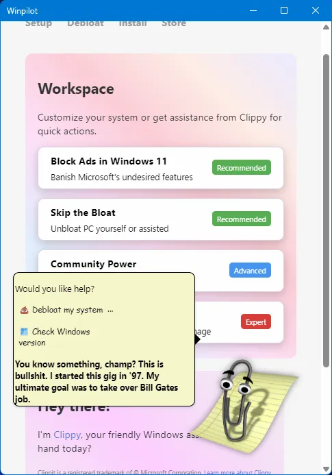 Clippy is back: the paperclip assistant is available in Windows 11 via third-party open source utilities
