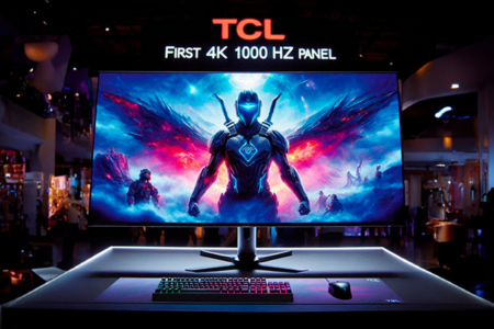 TCL показала перший у світі монітор 4K 1000 Гц